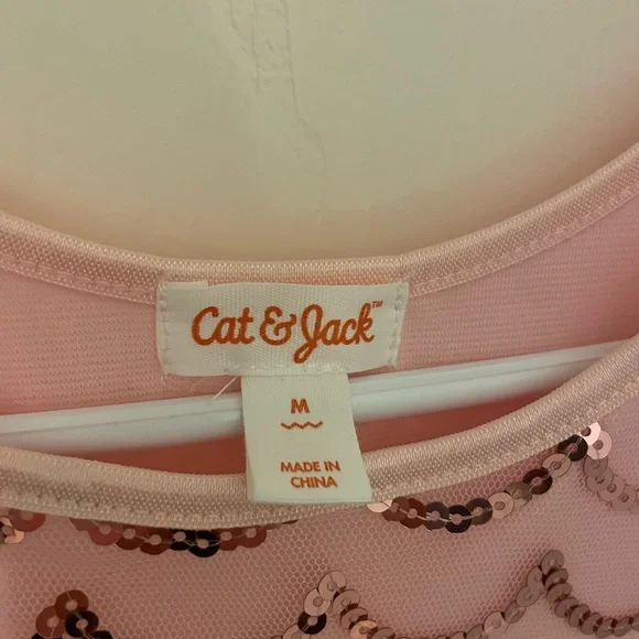 Cat and Jack Pink Sleeveless Kids Dress - Picture 3 of 3